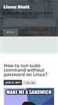 Mobile Screenshot of linuxstall.com